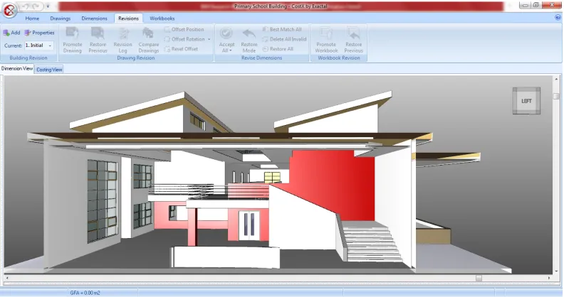 Fig. 8 CostX model visualisation 