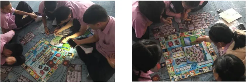 Figure 8: Interactions among students during game missions Setarea