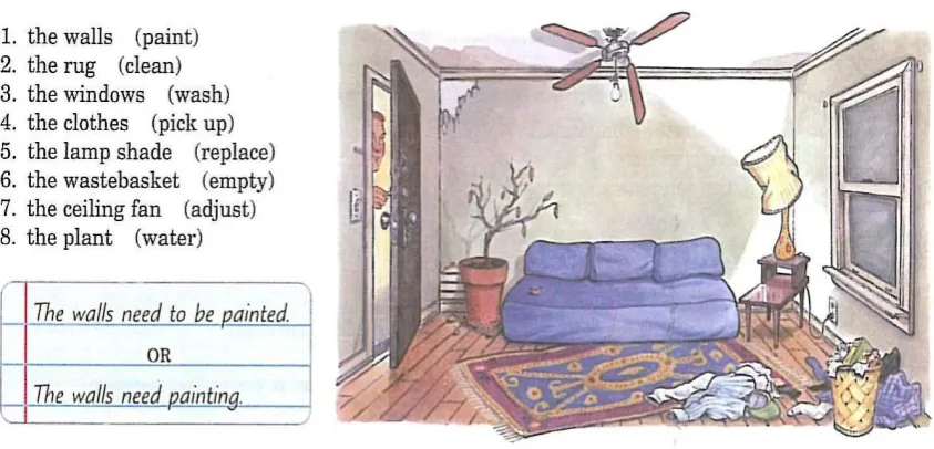 Figure 1. Examples of non-decorative pictures (adopted from Top Notch 3B, pp. 76 & 114) 