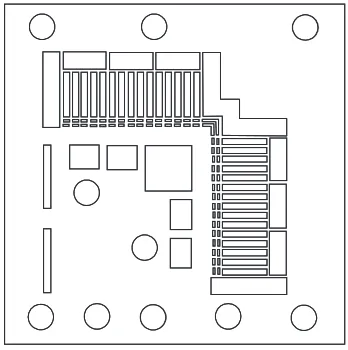 Fig. 1Schematic structure of the test-piece (substrate).