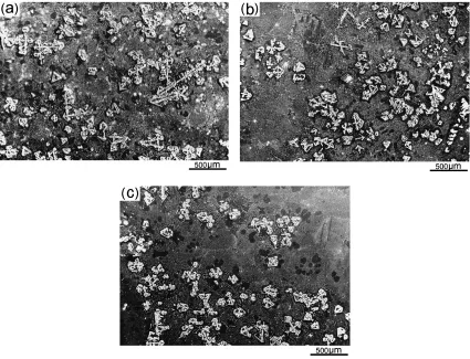 Figure 6 shows 40with the sample without AC treatment (Fig. 4). Smallamounts of coarse primary MgSi alloy treated through process Nos