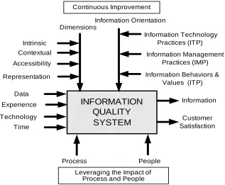 Figure 1. The control dimension of the IQ system process emphasises the importance of leveraging process and 