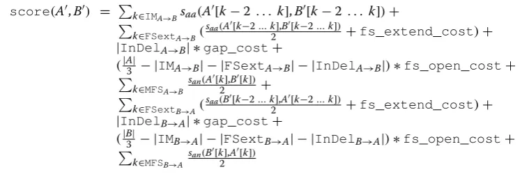 table Fi is filled only for values of i and j such that (mod 3) = 0 or j(mod 3) = 0. If i(mod 3 �=) 0 (resp