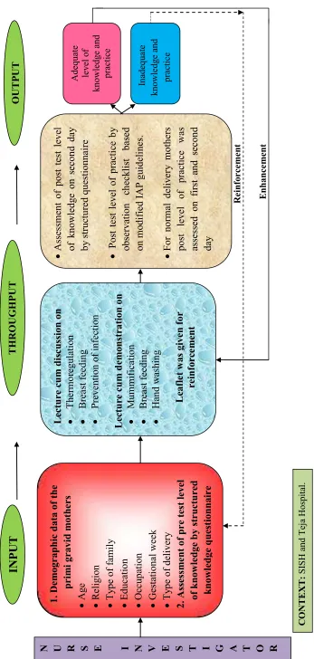 FIG.1.9.1: CONCEPTUAL FRAMEWORK BASED ON VON BERTALANEFY OPEN SYSTEM MODEL