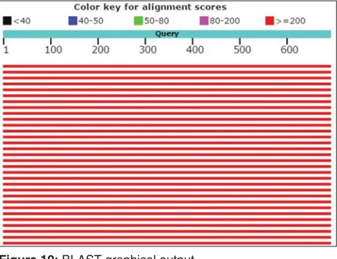 Figure 10: BLAST graphical output