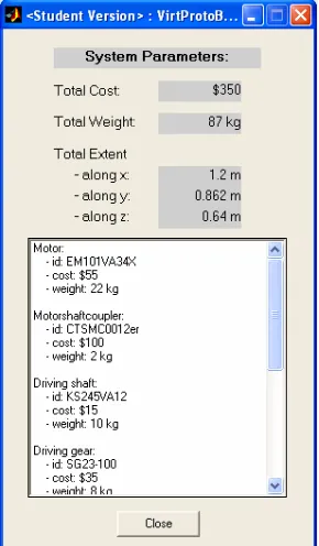 Figure 6.3. Pull-down menu System->System Parameters dialogue 