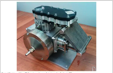 Figure 4 Prototype of the mRT-1k engine under manufacturing and realization in FBK.