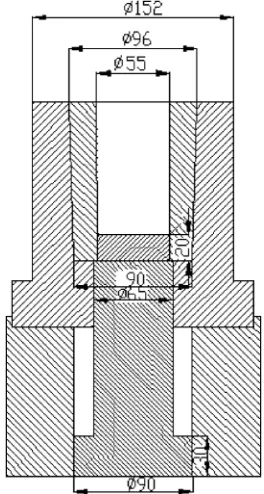 Fig. 1Schematic drawing of the squeeze-cast process.