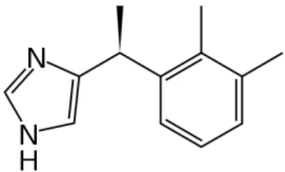 Fig -1:  Chemical  structure  of dexmedetomidine 