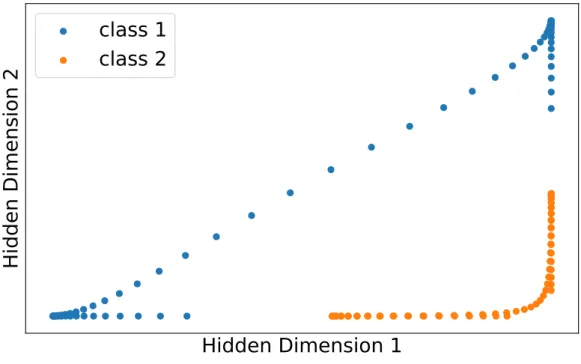 Figure 2.8: Hidden representation of a two-layer neural network.