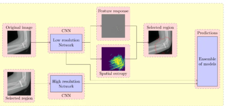 Figure 3. Block diagram for a feature response-based adaptive zooming-in classifier.
