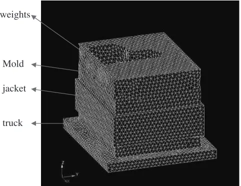 Fig. 2Enmeshed solid model of a brake disc casting.