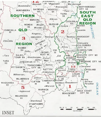 Figure 3.2: Detailed View of the Southern District 