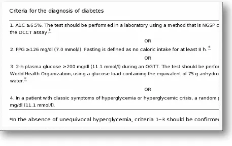 Figure 5 diagnostic criteria for DM 