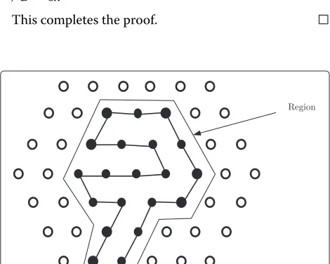 Figure 17 Folding produced by Algorithm 1 with a hexgaon having depth 2 forAlgorithm 1 of Sˆ1