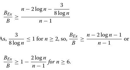 Table 1 Expected approximation ratio for different values n