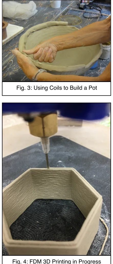 Fig. 4: FDM 3D Printing in Progress