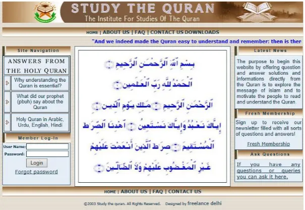 Figure 2.18: IslamiCity Website (1995) 