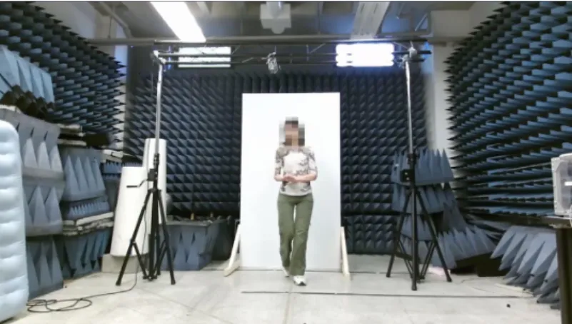 Figure 4.2: Experimental radar setup at the Radar Imaging Lab at Villanova University, PA, USA