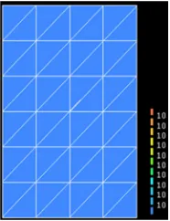 Fig. 6  Stress distribution in Y direction at rupture time. 