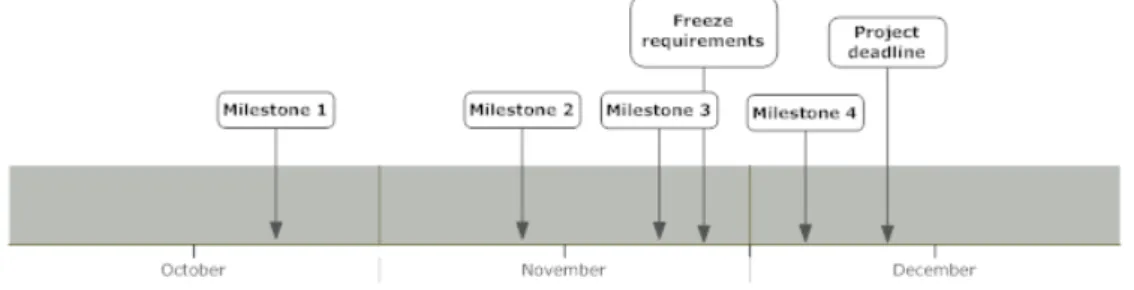 Figure 1: Project Milestones