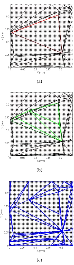 Figure 9. Partition procedure on an areal data. (a) Convex hull faces of the areal data; (b) 