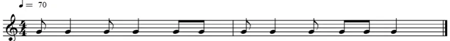 Figure 1. Traditional Huseyni Makam Scale 