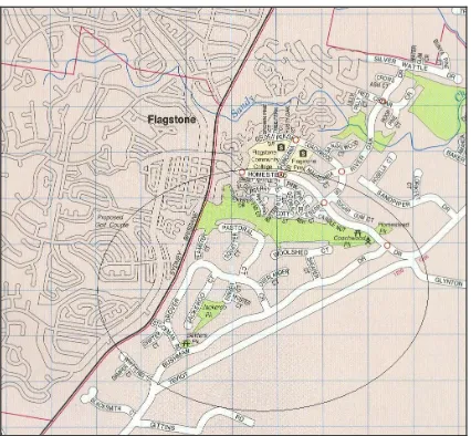 Figure 3.2 Flagstone Development (UBD, 2003) 