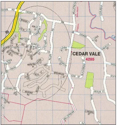 Figure 3.3 Cedar Vale Development (UBD, 2003) 