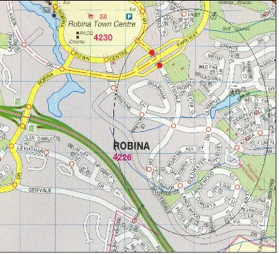 Figure 3.5 Robina Development (UBD, 2003) 