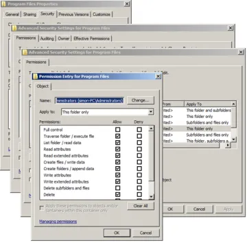 Fig. 2.Access Control List illustration