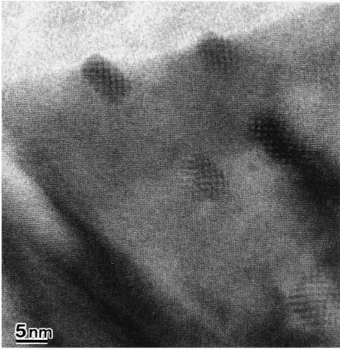 Fig. 1The transmission electron micrograph of an Fe-28Mn-6Si-5Cr-0.53Nb-0.06C alloy subjected to 6% rolling at 870 K and subsequentaging