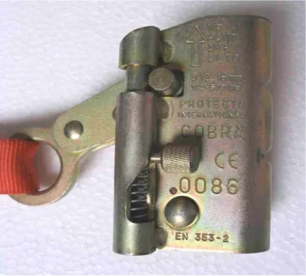 Figure 3.4.(a). Two Distinct Hand Actions                          Figure 3.4.(b). Frame is Hinged Open to                              Used to Unlock the “Cobra”