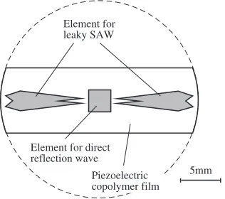 Fig. 3Aperture shape and arrangement of each element in the divided-typefocusing transducer.