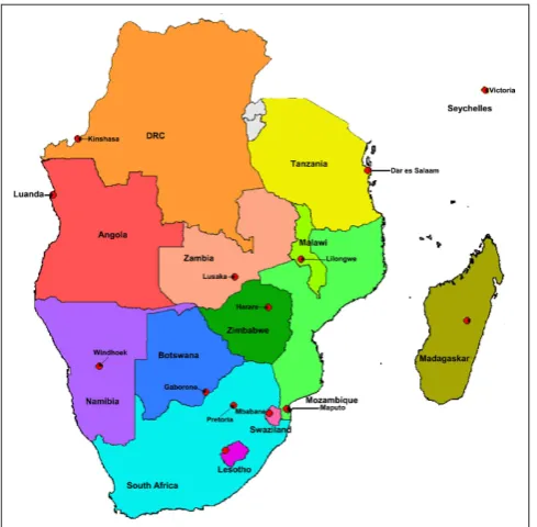 TABLE 3: Road density compared to population of SADC countries.