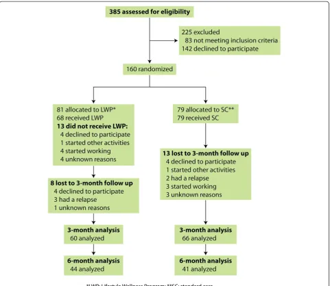 Figure 1 CONSORT diagram: participation in the study.