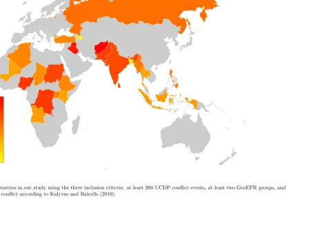 Figure 3: Included countries