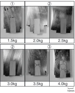 Fig. 5Microstructures near the interface of molten metal and the cast iron cover (7 mm).