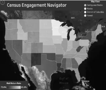 Figure 1: Decennial census collection map (Woodie, 2018). 