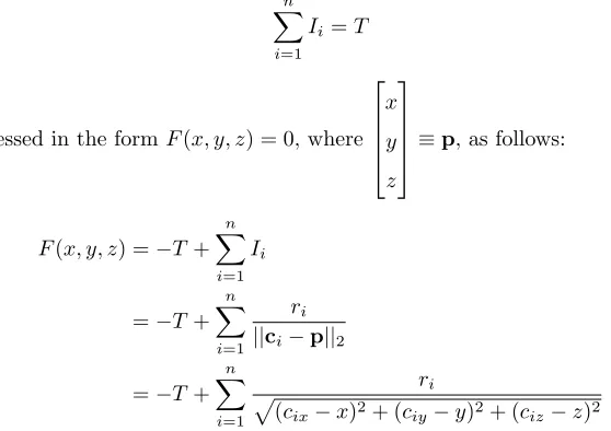 Figure 2.1: Three metaballs