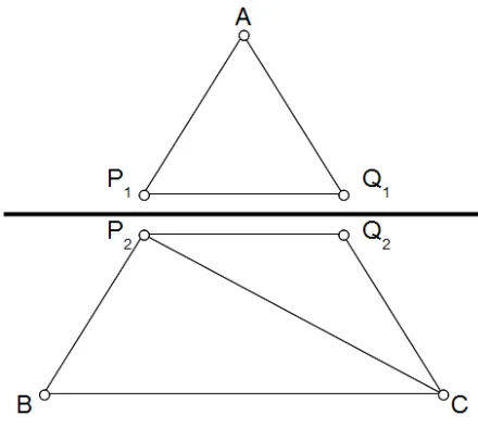 Figure 4.1: Triangle split into three.