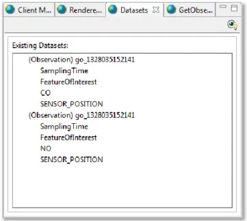 Figure 11: GetObservation results view.