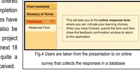 Fig.4 Users are taken from the presentation to on online 