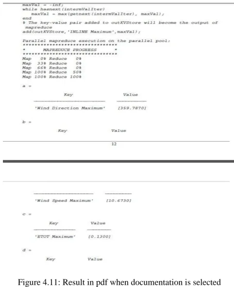 Figure 4.11: Result in pdf when documentation is selected 