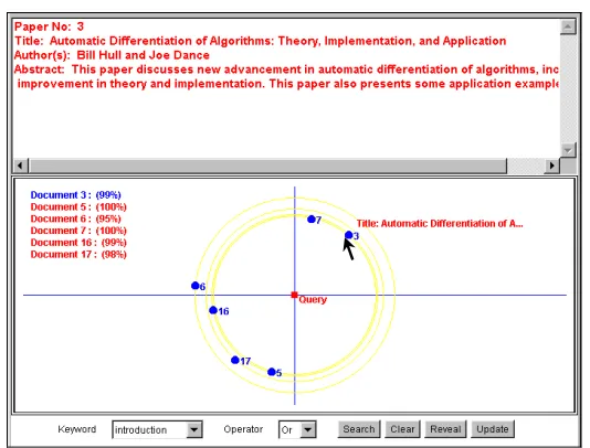 Figure 5.5.  Details of retrieved document from the database   