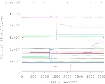 Fig. 3.   Virtual size of memory 