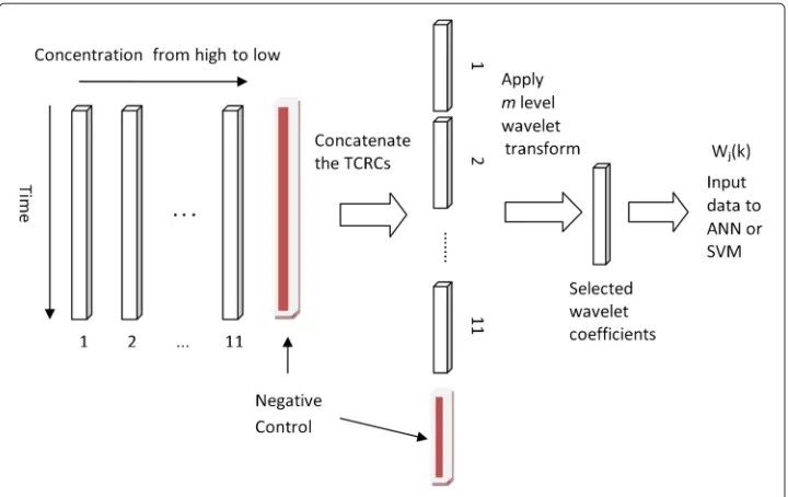 Fig. 6 Input data to machine learning using wavelet transform