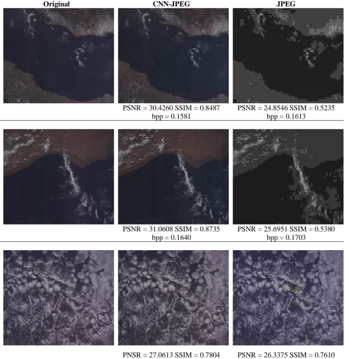 Figure 9: Visual Comparison of CNN-JPEG against Standard JPEG at Same Bitrate 