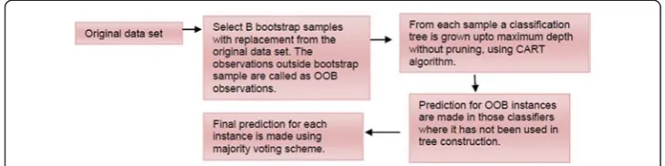 Fig. 7 Diagrammatic representation of the steps involved in RF methodology