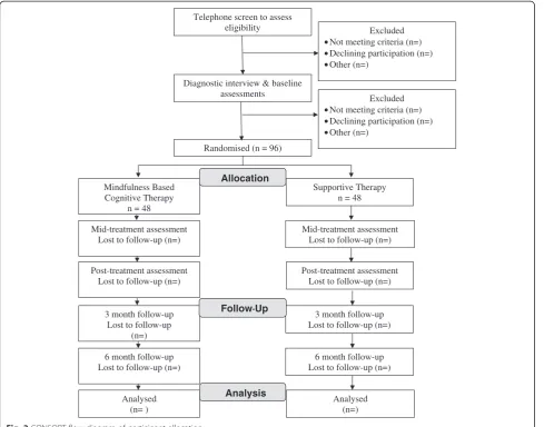 Fig. 2 CONSORT flow diagram of participant allocation